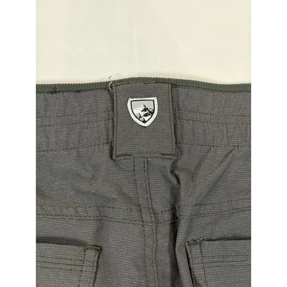 Kuhl Deceptr Mens 38x34 Tapered Hiking Pants Gray Tuff Lite Stretch UPF 50
